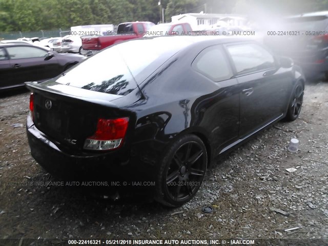 JTKJF5C73C3043204 - 2012 TOYOTA SCION TC 黑色 照片 4