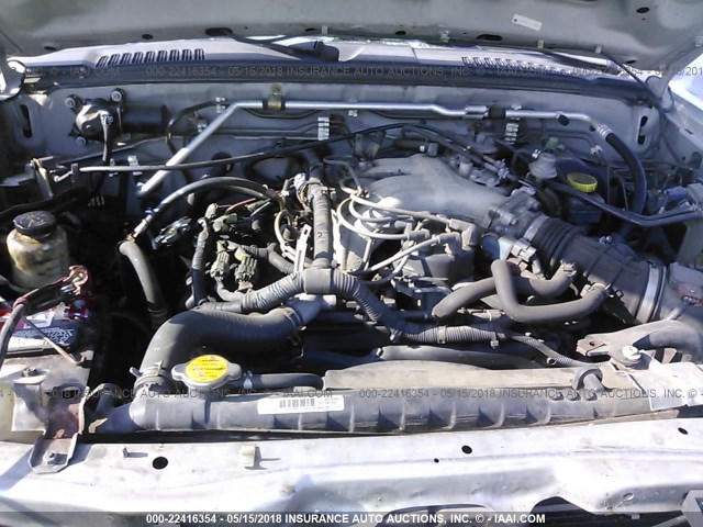 5N1ED28TX3C638338 - 2003 NISSAN XTERRA XE/SE SILVER photo 10