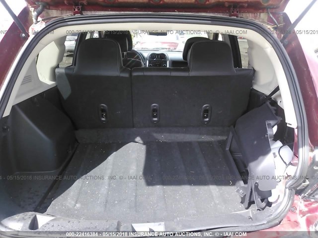 1C4NJCEB5ED857204 - 2014 JEEP COMPASS LATITUDE 勃艮第红 照片 6