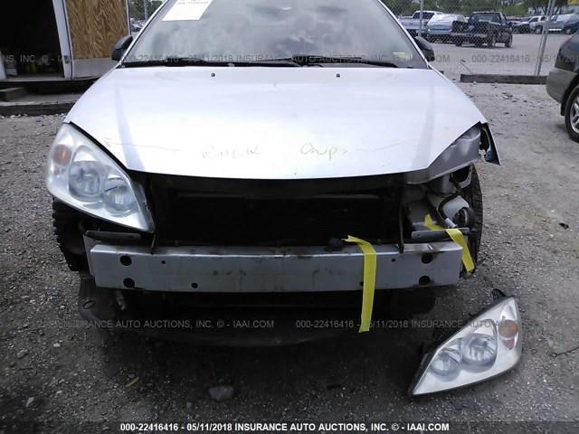 1G2ZG57B894199669 - 2009 PONTIAC G6 SILVER photo 6