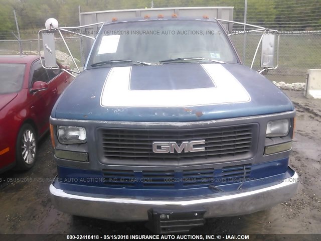 1GDKC34F4RJ517708 - 1994 GMC SIERRA BLUE photo 8