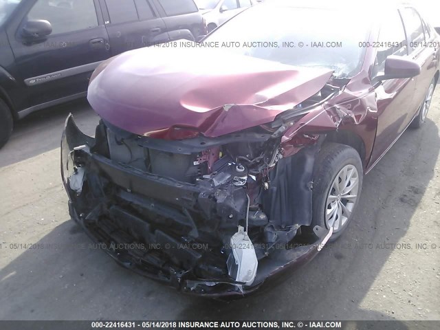4T1BF1FK2GU532676 - 2016 TOYOTA CAMRY LE/XLE/SE/XSE RED photo 6
