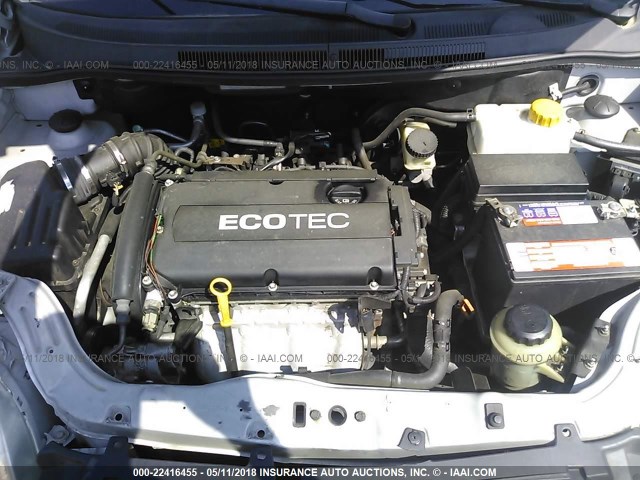 KL1TD56E99B662007 - 2009 CHEVROLET AVEO LS/LT 银色 照片 10