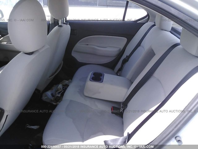 ML32F3FJ9JHF05505 - 2018 MITSUBISHI MIRAGE G4 ES Gümüş foto 8