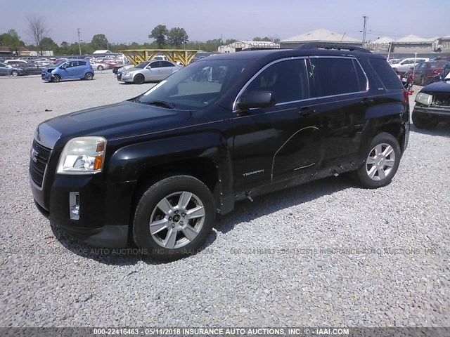 2CTALSEC5B6325770 - 2011 GMC TERRAIN SLE BLACK photo 2