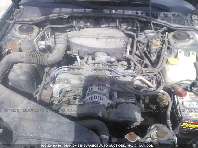 4S3BH675717660292 - 2001 SUBARU LEGACY OUTBACK AWP 绿色 照片 10
