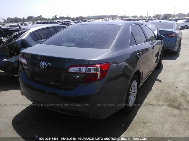 4T1BF1FK4DU694207 - 2013 TOYOTA CAMRY L/SE/LE/XLE 灰色 照片 4