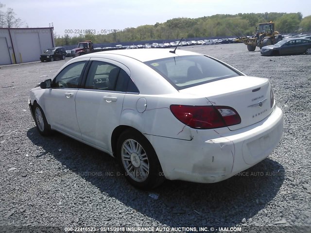 1C3LC56B99N568973 - 2009 CHRYSLER SEBRING TOURING/LIMITED WHITE photo 3