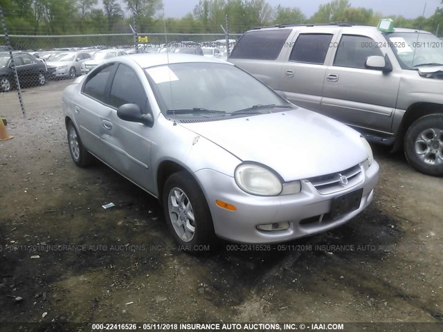 1B3ES56C52D613212 - 2002 DODGE NEON ES SILVER photo 1