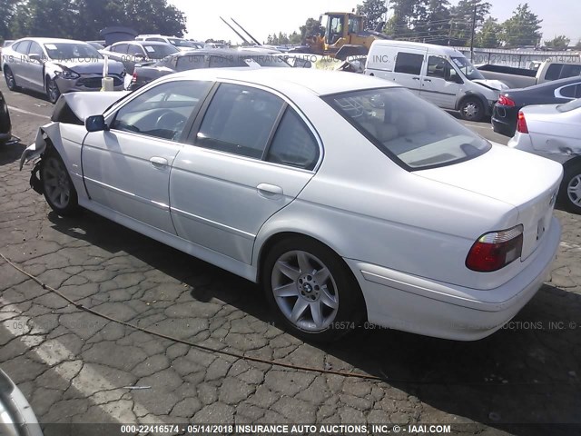 WBADT43422GY44143 - 2002 BMW 525 I AUTOMATIC WHITE photo 3
