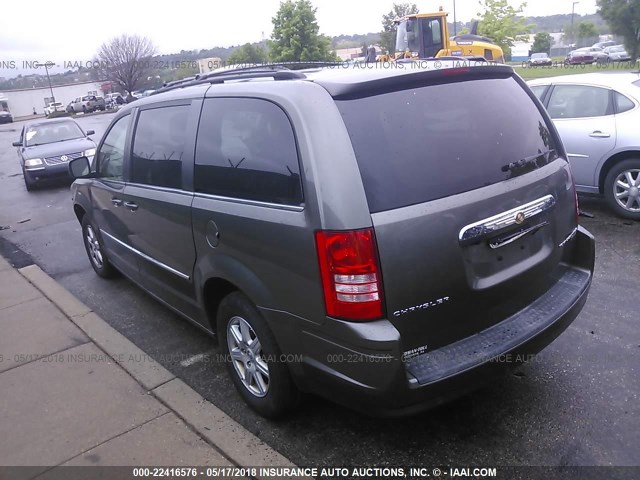 2A4RR5D11AR414788 - 2010 CHRYSLER TOWN & COUNTRY TOURING GRAY photo 3