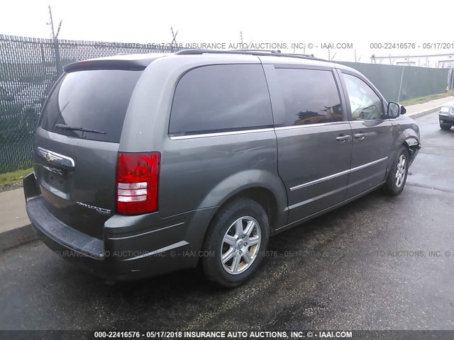 2A4RR5D11AR414788 - 2010 CHRYSLER TOWN & COUNTRY TOURING GRAY photo 4