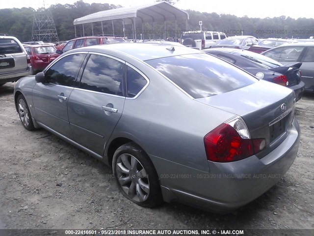 JNKAY01F66M265747 - 2006 INFINITI M35 SPORT GRAY photo 3