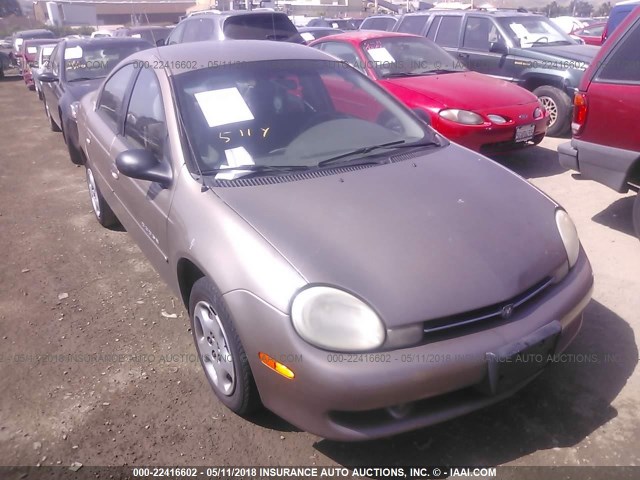 1B3ES46C31D266438 - 2001 DODGE NEON SE/ES Champagne photo 1