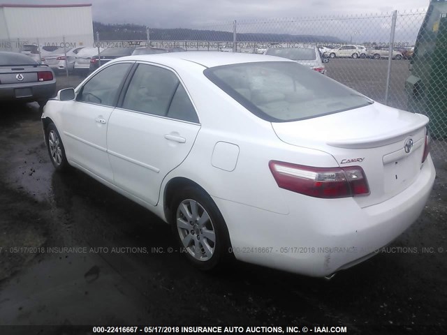 4T1BK46K07U512018 - 2007 TOYOTA CAMRY NEW GENERAT LE/XLE/SE WHITE photo 3