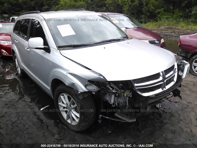 3C4PDCBB2ET141794 - 2014 DODGE JOURNEY SXT SILVER photo 6