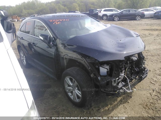 5J8TB4H55EL018032 - 2014 ACURA RDX TECHNOLOGY BLACK photo 1