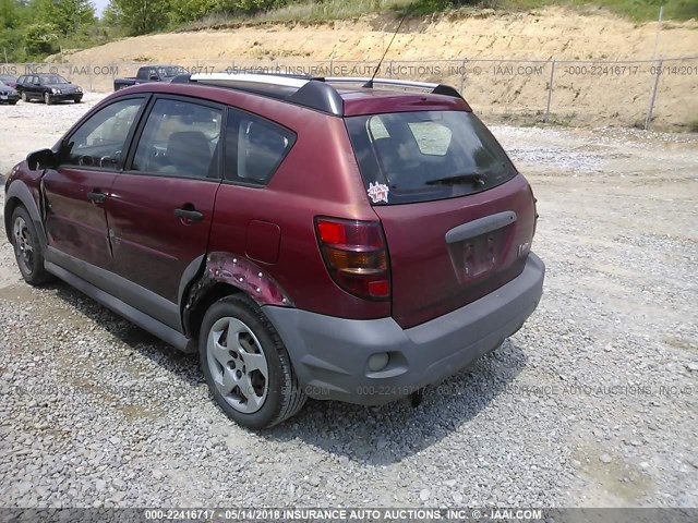 5Y2SL658X6Z410651 - 2006 PONTIAC VIBE RED photo 3