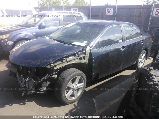 4T1BF1FK2CU112233 - 2012 TOYOTA CAMRY SE/LE/XLE GREEN photo 2