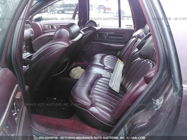 1G4BN5371PR430508 - 1993 BUICK ROADMASTER MAROON photo 8