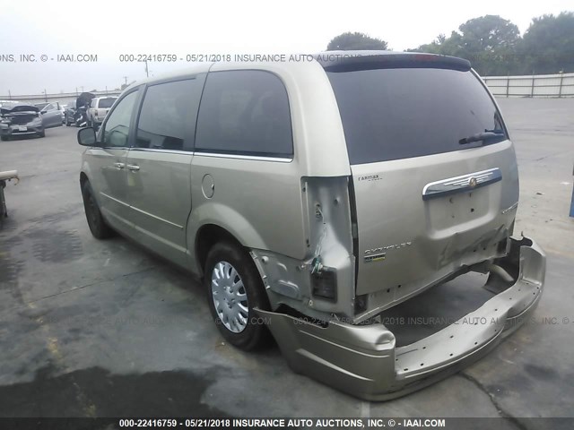 2A8HR44E89R652365 - 2009 CHRYSLER TOWN & COUNTRY LX GRAY photo 3