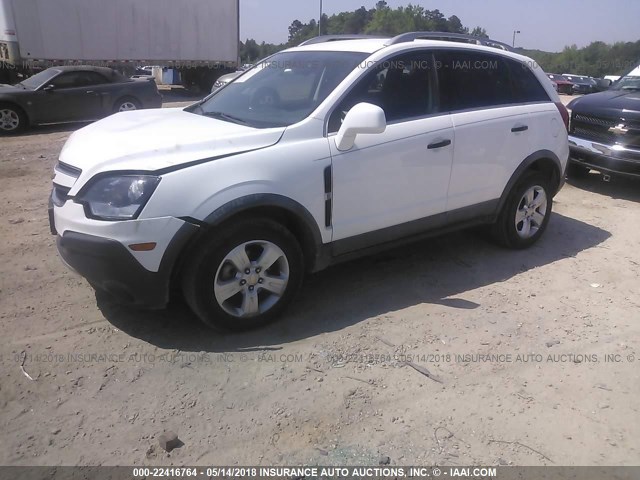 3GNAL2EK5FS503999 - 2015 CHEVROLET CAPTIVA LS WHITE photo 2