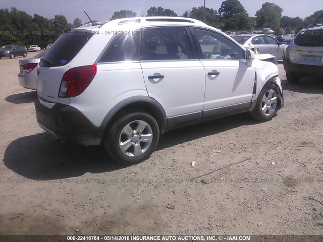 3GNAL2EK5FS503999 - 2015 CHEVROLET CAPTIVA LS 白色 照片 4