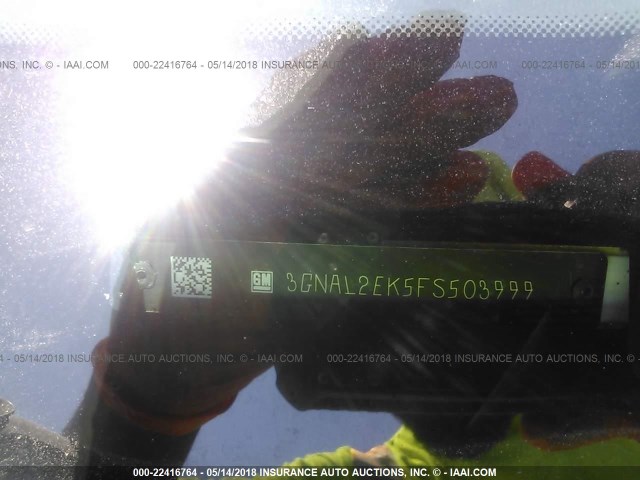 3GNAL2EK5FS503999 - 2015 CHEVROLET CAPTIVA LS 白色 照片 9