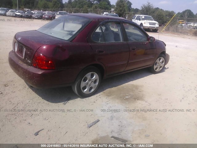 3N1CB51D16L520874 - 2006 NISSAN SENTRA 1.8/1.8S BURGUNDY photo 4