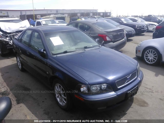 YV1VS29562F842801 - 2002 VOLVO S40 1.9T BLUE photo 1