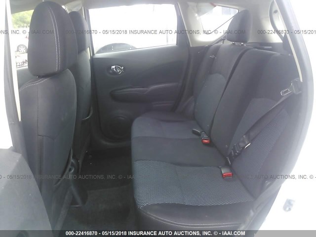 3N1CE2CP6EL390568 - 2014 NISSAN VERSA NOTE S/S PLUS/SV/SL WHITE photo 8