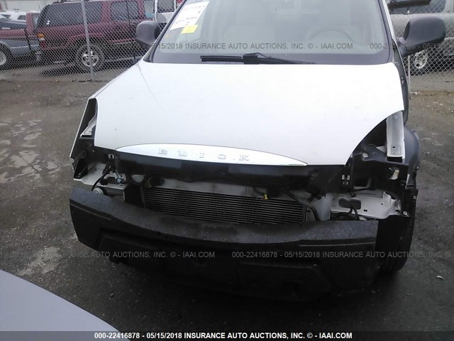 3G5DA03L67S570230 - 2007 BUICK RENDEZVOUS CX/CXL WHITE photo 6