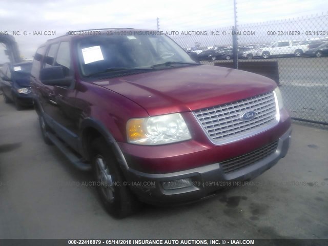 1FMPU15L54LA13175 - 2004 FORD EXPEDITION XLT RED photo 1