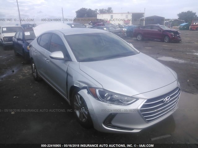 5NPD84LF8HH037751 - 2017 HYUNDAI ELANTRA SE/VALUE/LIMITED SILVER photo 1