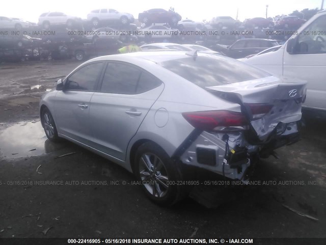 5NPD84LF8HH037751 - 2017 HYUNDAI ELANTRA SE/VALUE/LIMITED SILVER photo 3