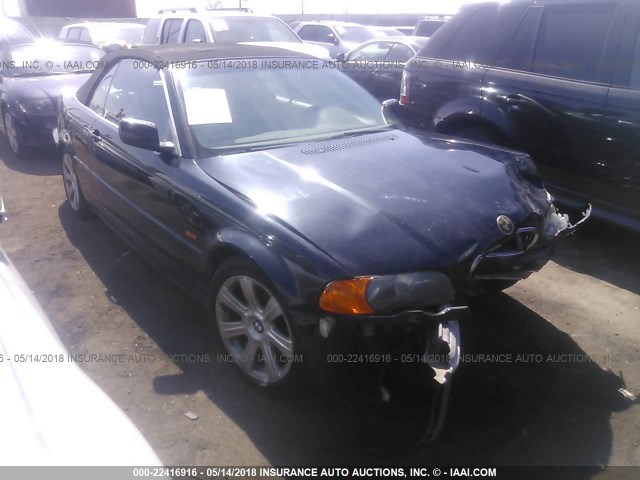 WBABR3346YEG01104 - 2000 BMW 323 CI BLACK photo 1