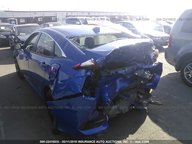 19XFC1F71GE030511 - 2016 HONDA CIVIC EXL ლურჯი ფოტო 3