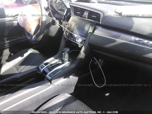 19XFC1F71GE030511 - 2016 HONDA CIVIC EXL ლურჯი ფოტო 5
