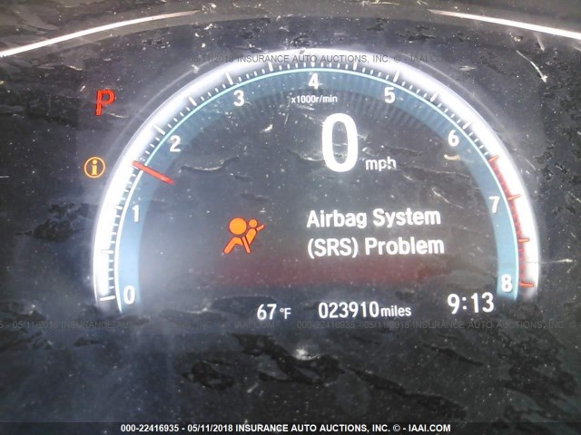 19XFC1F71GE030511 - 2016 HONDA CIVIC EXL ლურჯი ფოტო 7