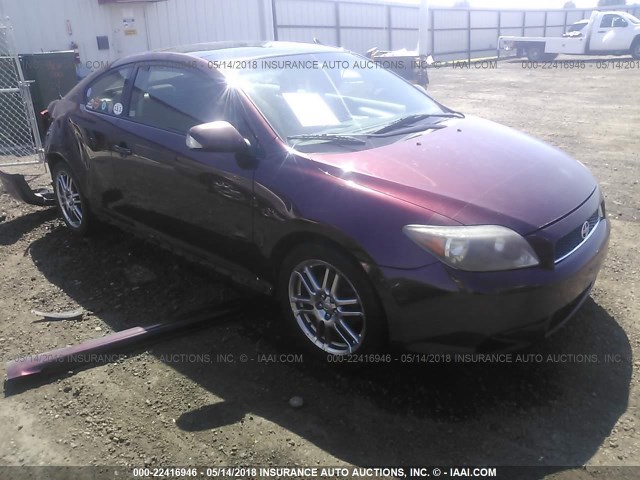 JTKDE177650039767 - 2005 TOYOTA SCION TC 栗色 照片 1