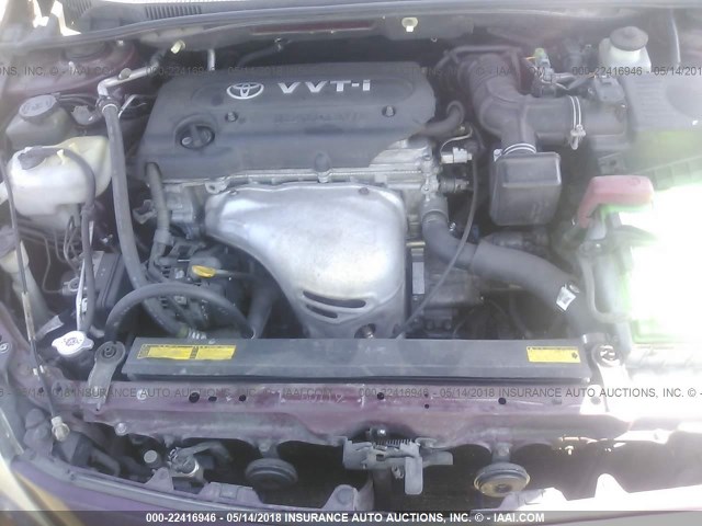 JTKDE177650039767 - 2005 TOYOTA SCION TC 栗色 照片 10