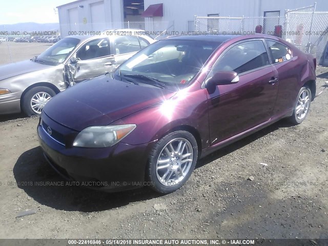 JTKDE177650039767 - 2005 TOYOTA SCION TC 栗色 照片 2