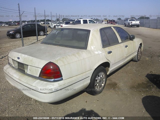 2FAFP74W43X197571 - 2003 FORD CROWN VICTORIA LX WHITE photo 4