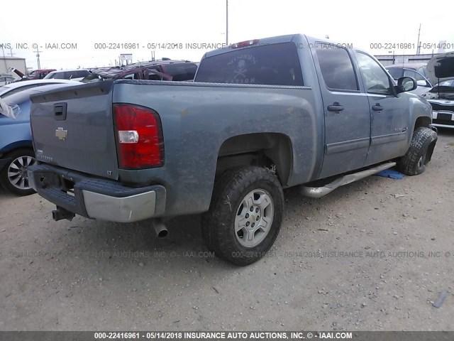 3GCEC23J69G139216 - 2009 CHEVROLET SILVERADO C1500 LT BLUE photo 4