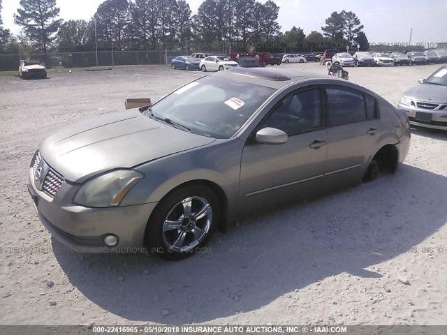 1N4BA41E94C828016 - 2004 NISSAN MAXIMA SE/SL GRAY photo 2