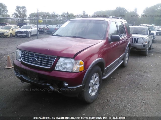 1FMZU73K43ZA24573 - 2003 FORD EXPLORER XLT/XLT SPORT/NBX RED photo 2