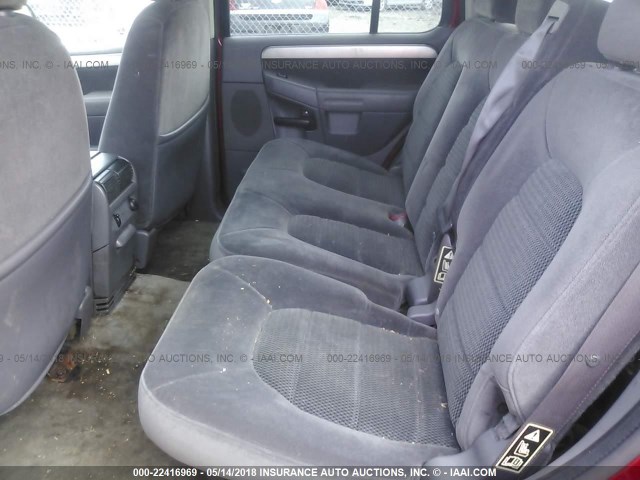 1FMZU73K43ZA24573 - 2003 FORD EXPLORER XLT/XLT SPORT/NBX RED photo 8
