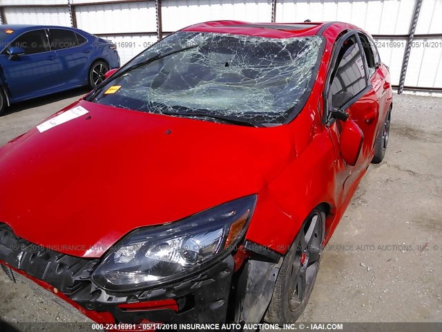 1FADP3L96EL246975 - 2014 FORD FOCUS ST RED photo 6