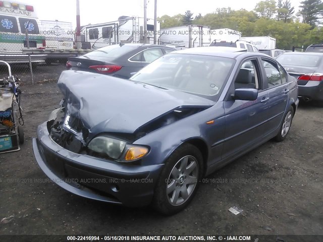 WBAEU33462PF68743 - 2002 BMW 325 XI BLUE photo 2