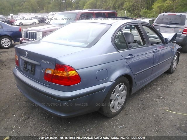 WBAEU33462PF68743 - 2002 BMW 325 XI BLUE photo 4
